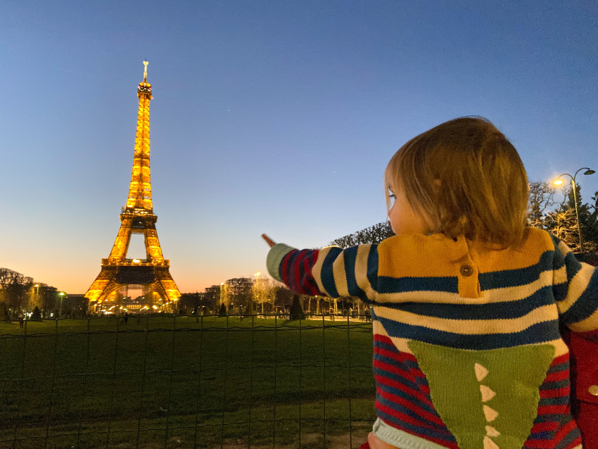 Torre Eiffel al capvespre