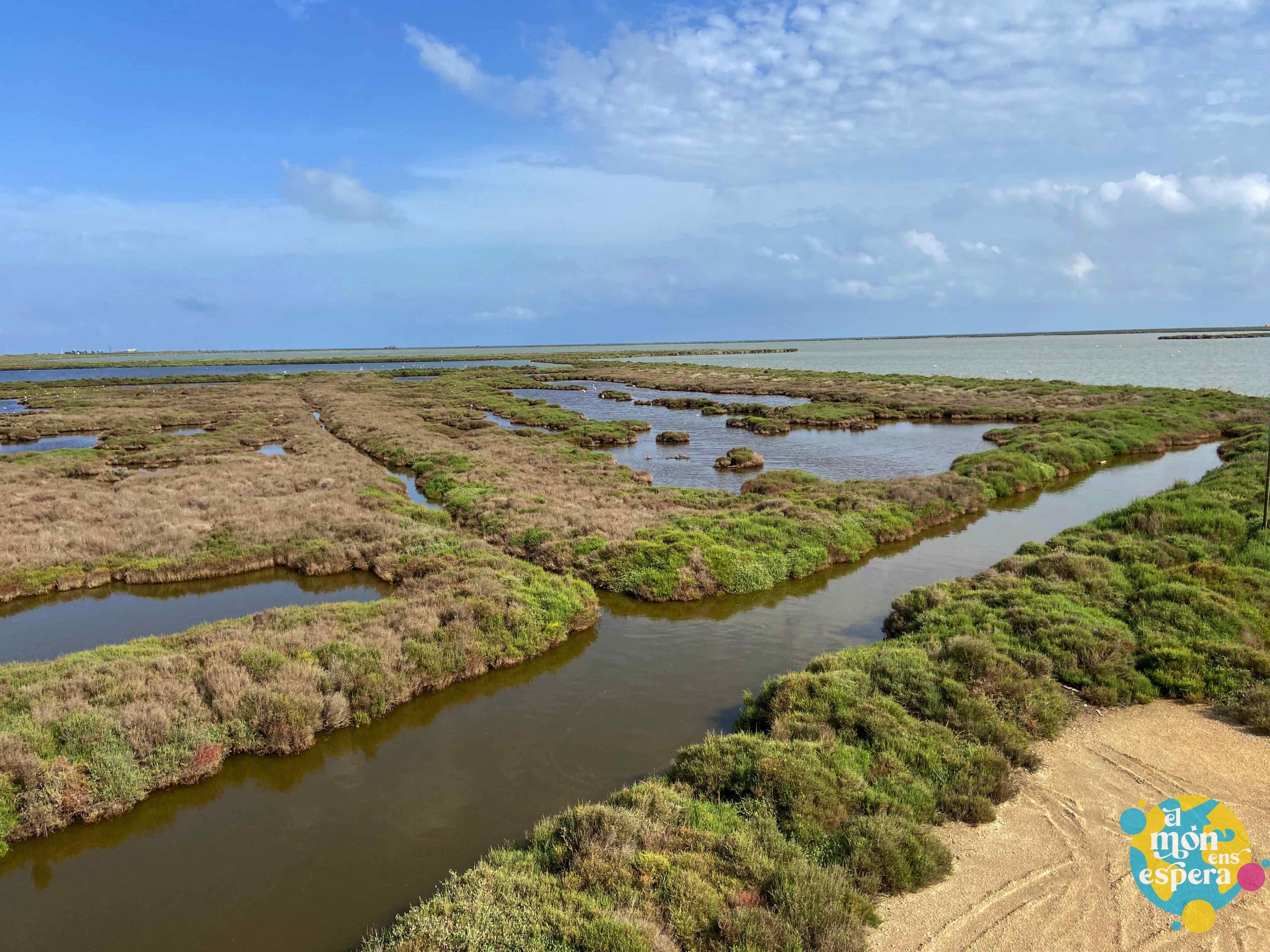 mirador de la tancada al Delta de l'Ebre