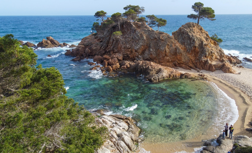 Cala de Cap Roig a la Costa Brava