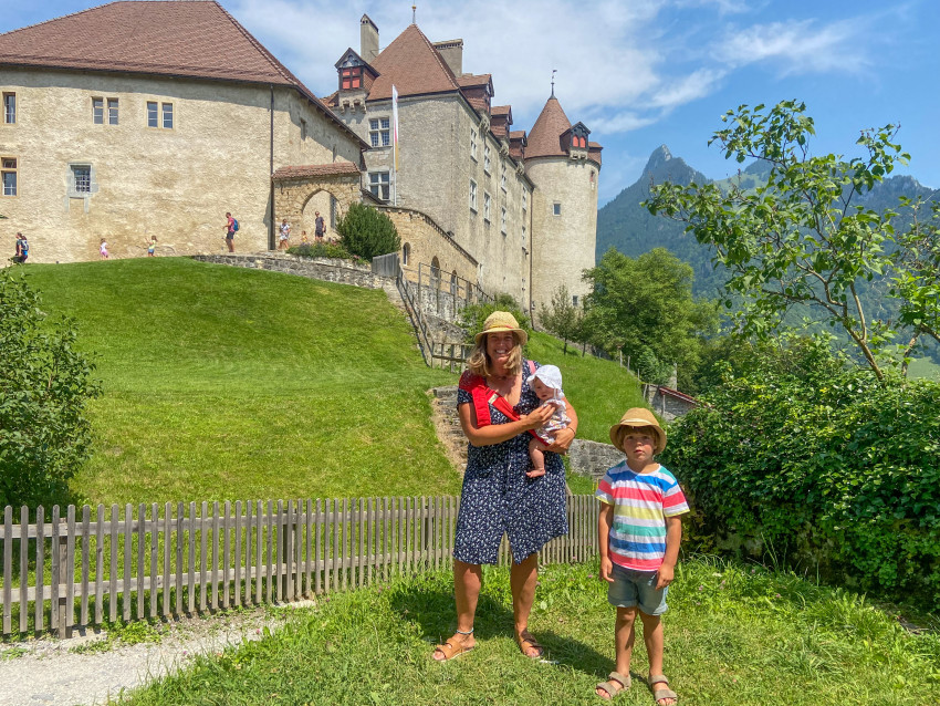 Façana del castell de Gruyeres