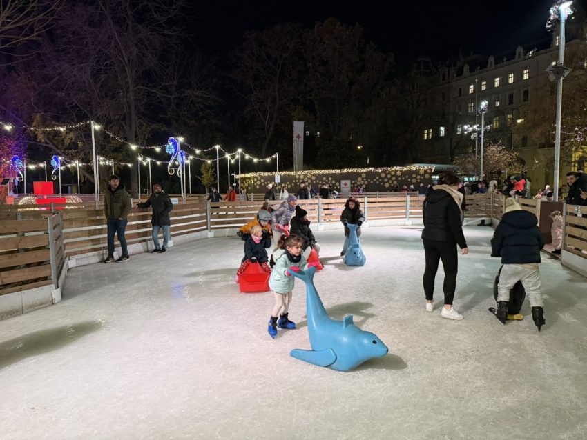 mercat de nadal viena ajuntament pista gel