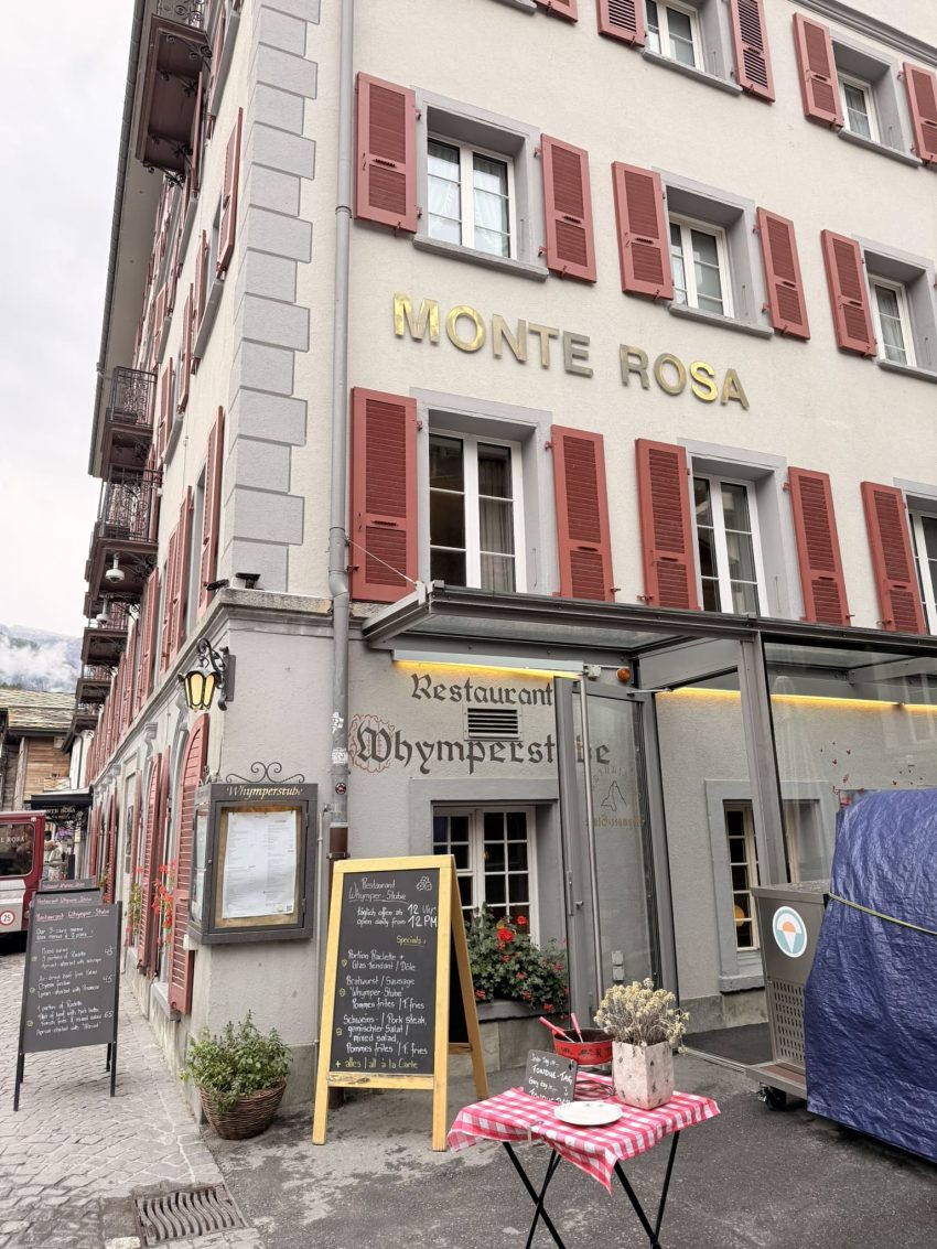 restaurant fondue zermatt