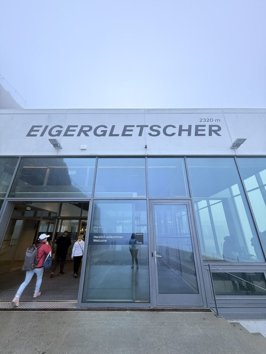 jungfraujoch estacio eigerletscher