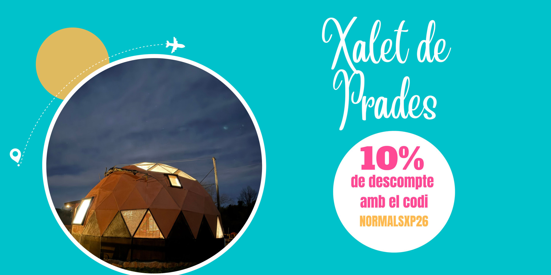 baner xalet de prades 2026