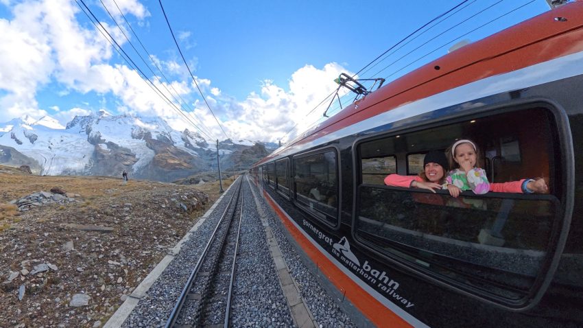 viatjar en tren amb nens