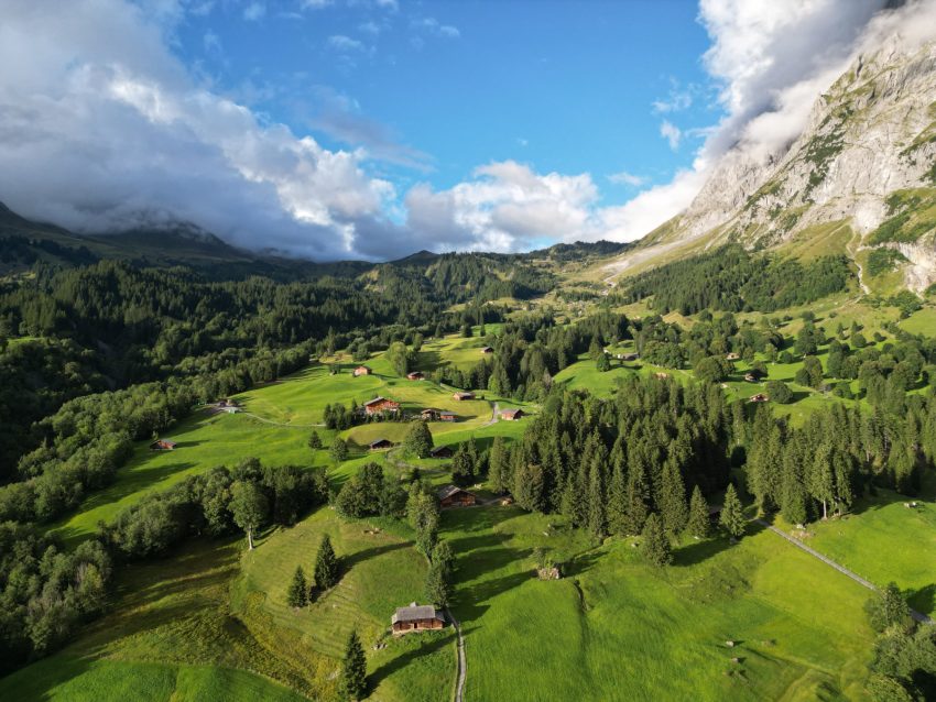 vistes grindelwald dron 6
