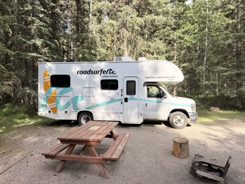johnston canyon campground