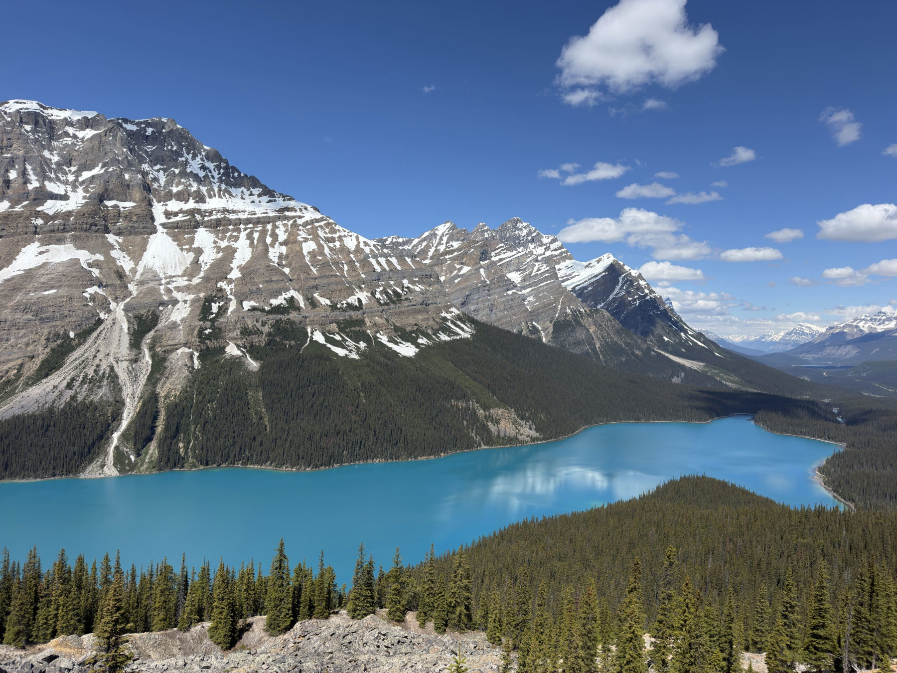 peyto lake iphone