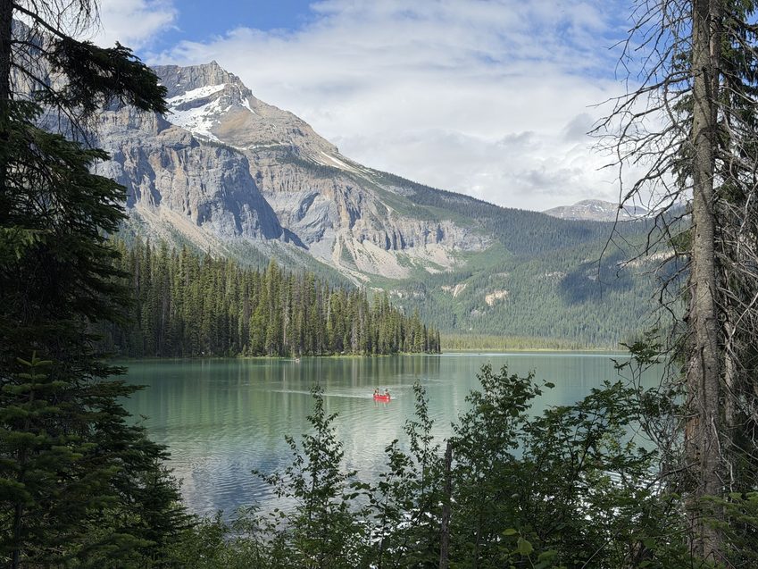 emerald lake amb sol